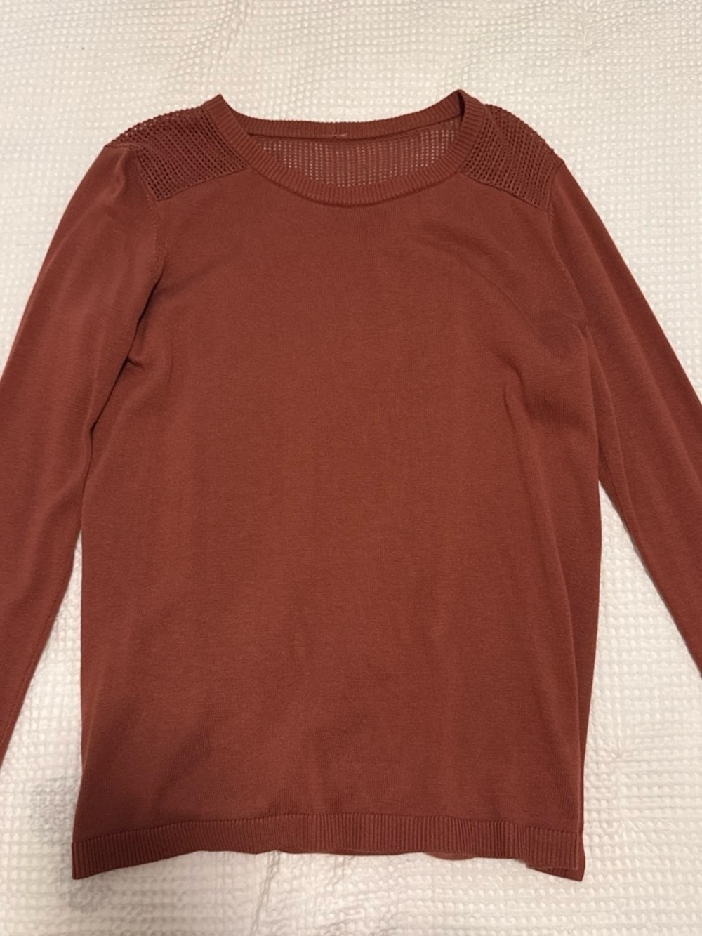 lululemon athletica Rust Crewneck Sweater